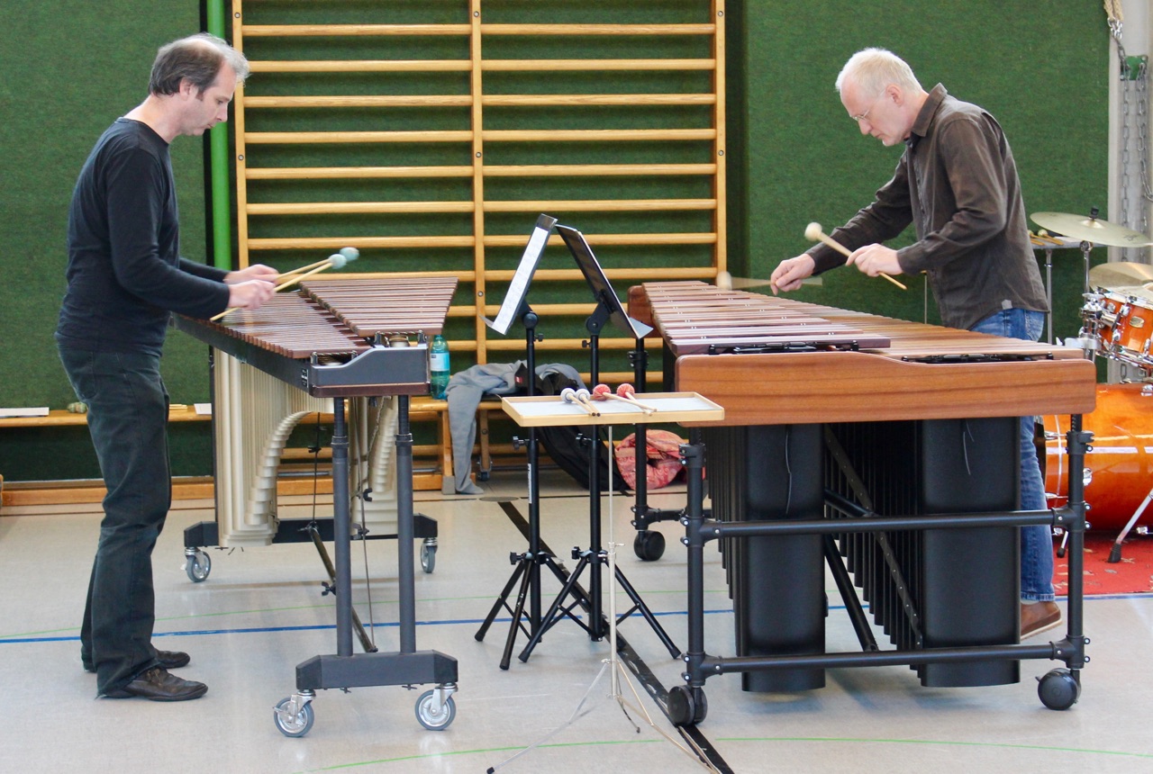 Marimba-Duo · Manfred Menke und Hans-Peter Krause