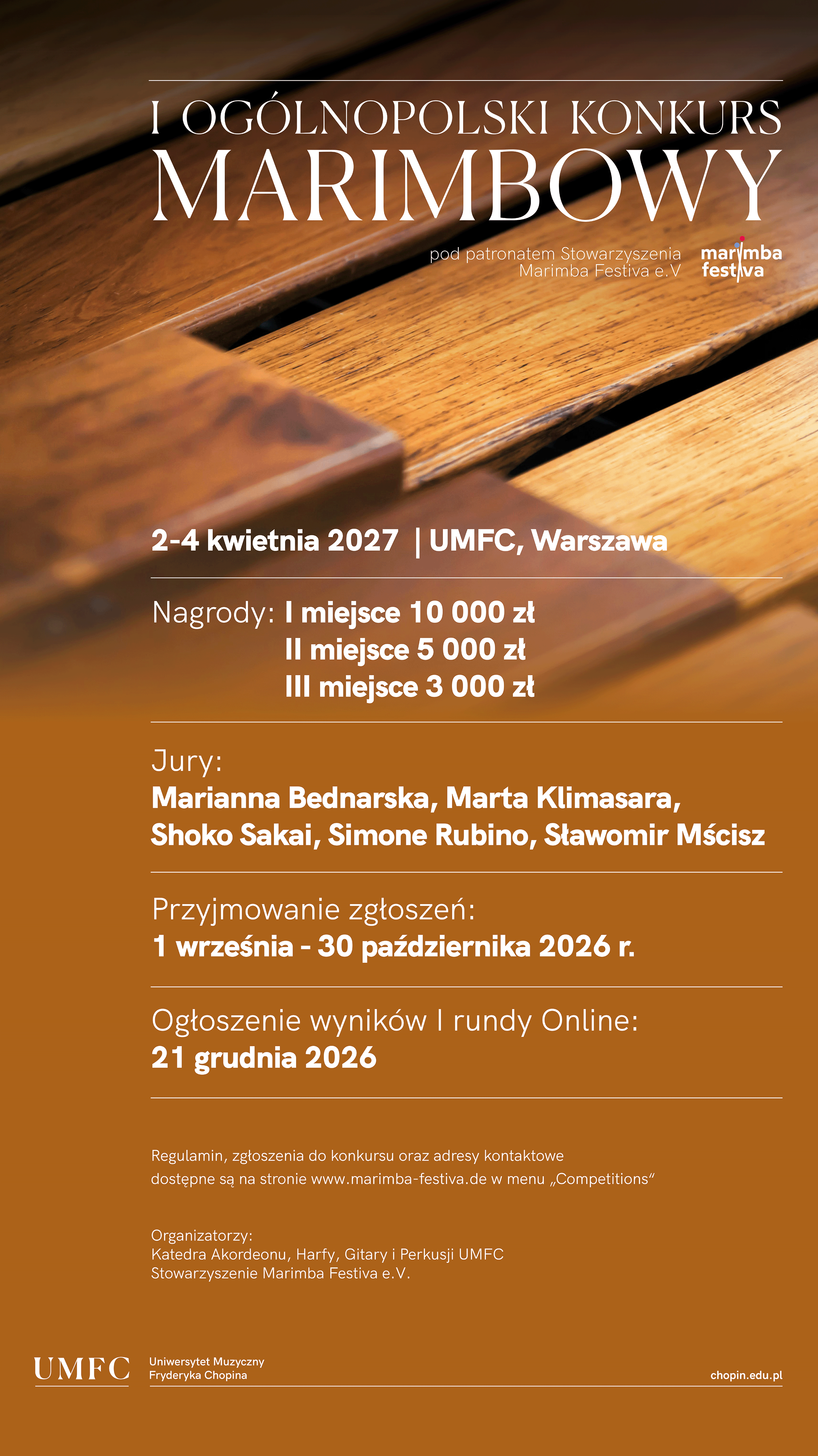 Konkurs Marimbowy Warszawa 2027