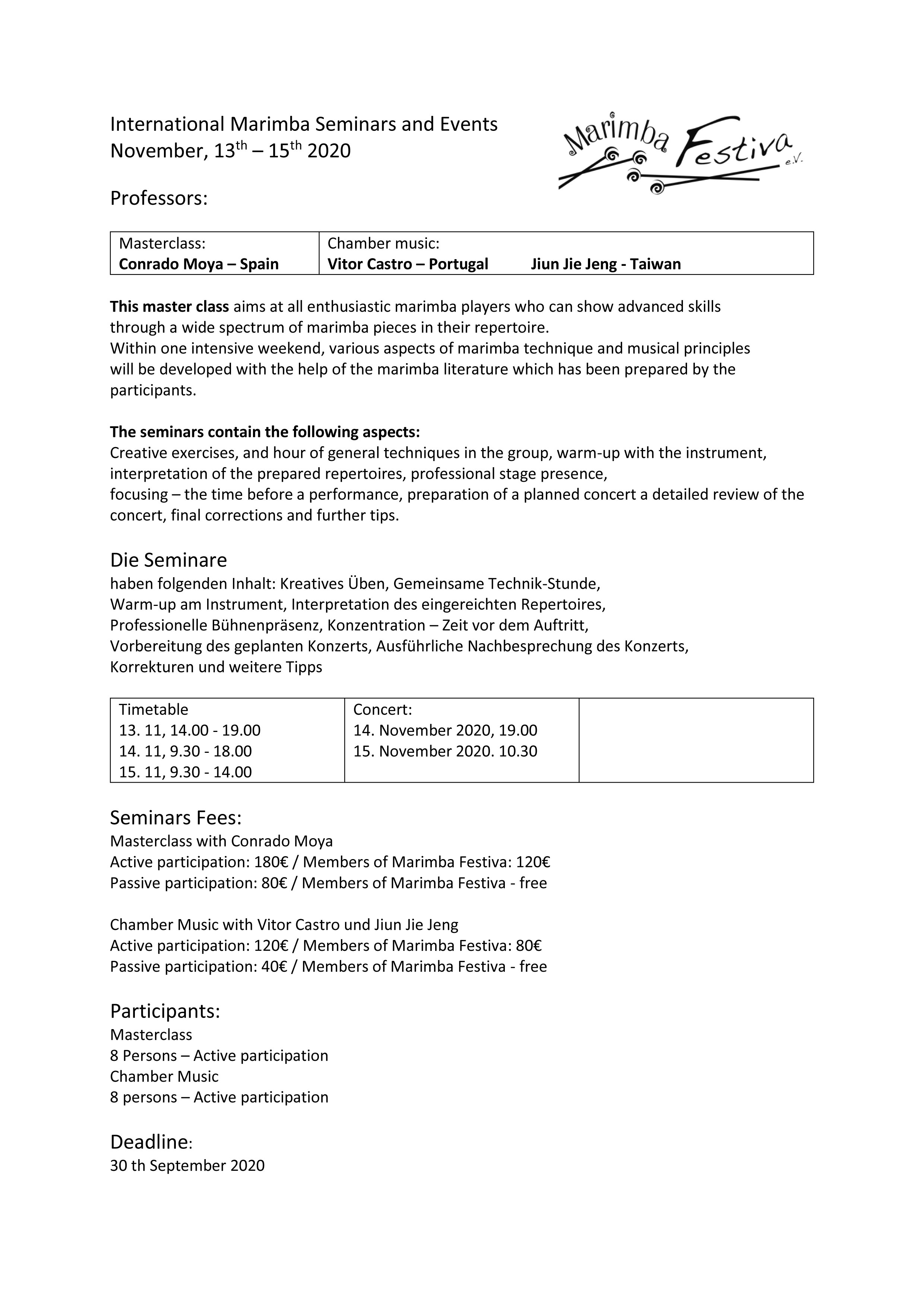 Rules Seminars · IMSE 2020