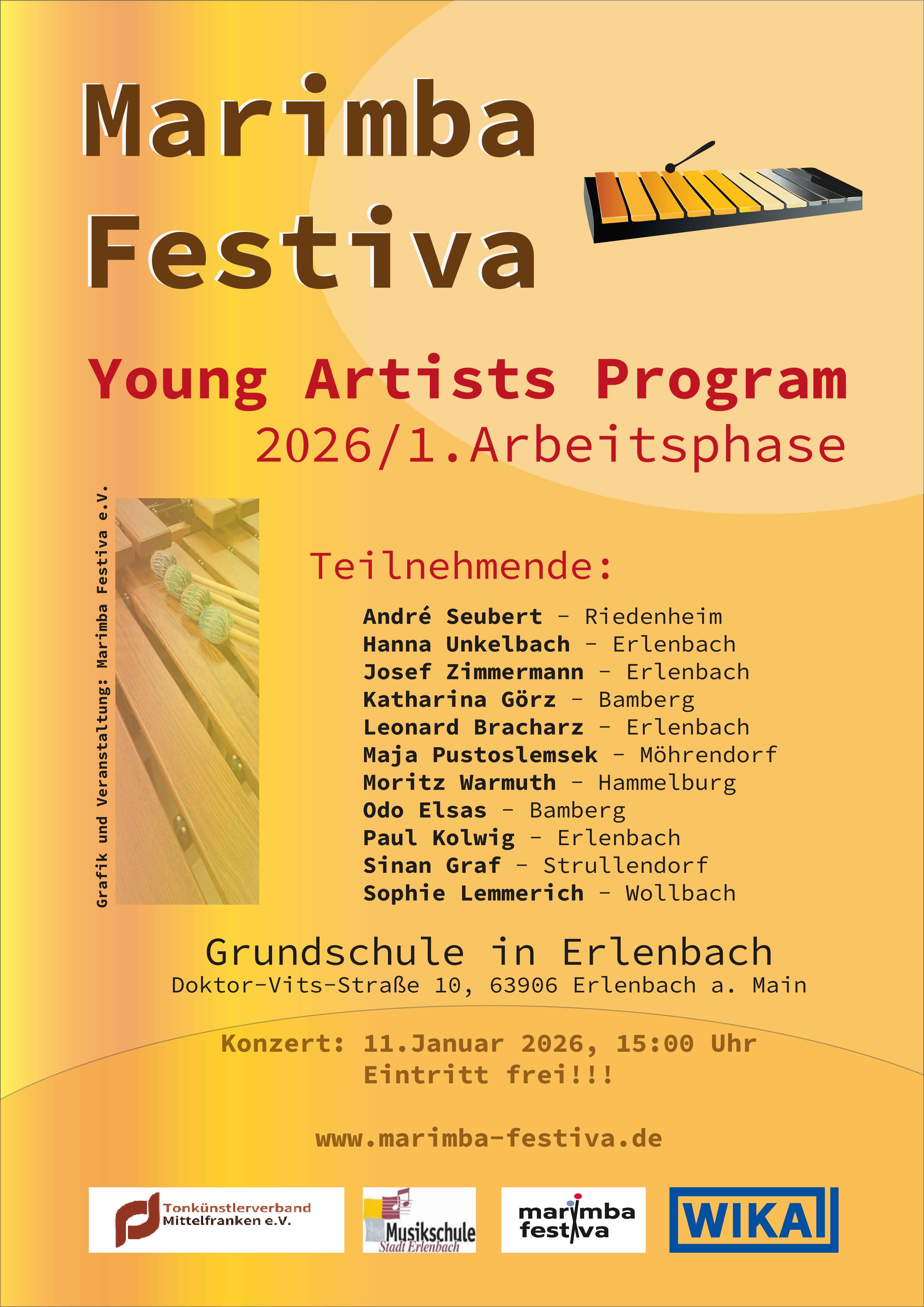 Plakat: Marimba Festiva Design